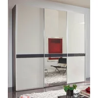 Click to view product details and reviews for Rialto Sliding Wardrobe 3 Door Mirror White Glass And Graphite Trim. Click to view product details and reviews for Rialto Sliding Wardrobe 3 Door Mirror White Glass And Graphite Trim.