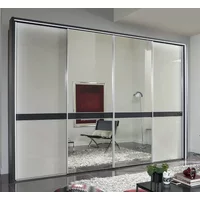 Click to view product details and reviews for Rialto Sliding Wardrobe 4 Door Mirror White Glass And Graphite Trim 330cm. Click to view product details and reviews for Rialto Sliding Wardrobe 4 Door Mirror White Glass And Graphite Trim 330cm.