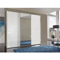 Click to view product details and reviews for Westside Sliding Wardrobe 3 Door Mirror White Glass. Click to view product details and reviews for Westside Sliding Wardrobe 3 Door Mirror White Glass.