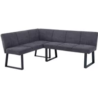 Click to view product details and reviews for Bronx Corner Dining Bench Dark Grey Fabric Lhf. Click to view product details and reviews for Bronx Corner Dining Bench Dark Grey Fabric Lhf.