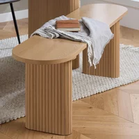 Click to view product details and reviews for Axel Dining Bench Oak Fluted. Click to view product details and reviews for Axel Dining Bench Oak Fluted.