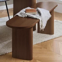 Click to view product details and reviews for Axel Dining Bench Walnut Fluted. Click to view product details and reviews for Axel Dining Bench Walnut Fluted.