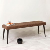 Click to view product details and reviews for Charlie Dining Bench Brown Faux Leather. Click to view product details and reviews for Charlie Dining Bench Brown Faux Leather.