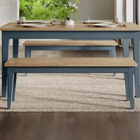 Click to view product details and reviews for Signature Blue Dining Bench 150cm. Click to view product details and reviews for Signature Blue Dining Bench 150cm.