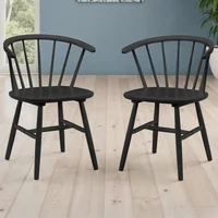 Click to view product details and reviews for Modena Dining Chair Set Of 2 Spindle Back Black. Click to view product details and reviews for Modena Dining Chair Set Of 2 Spindle Back Black.
