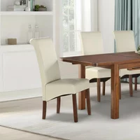 Click to view product details and reviews for Sophie Dining Chair Set Of 2 Cream Faux Leather And Acacia Wood. Click to view product details and reviews for Sophie Dining Chair Set Of 2 Cream Faux Leather And Acacia Wood.