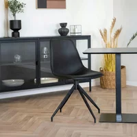 Click to view product details and reviews for Monaco Dining Chair Set Of 2 Black Faux Leather Swivel. Click to view product details and reviews for Monaco Dining Chair Set Of 2 Black Faux Leather Swivel.