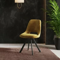 Click to view product details and reviews for 2 X Kieler Mustard Fabric Swivel Dining Chair. Click to view product details and reviews for 2 X Kieler Mustard Fabric Swivel Dining Chair.
