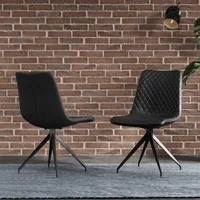 Click to view product details and reviews for 2 X Livia Black Leather Dining Chair. Click to view product details and reviews for 2 X Livia Black Leather Dining Chair.