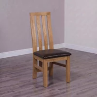 Click to view product details and reviews for Paris Dining Chair Set Of 2 Oak Dark Brown Leather. Click to view product details and reviews for Paris Dining Chair Set Of 2 Oak Dark Brown Leather.