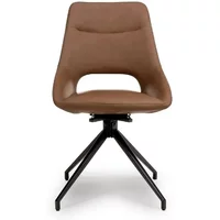 Click to view product details and reviews for Ace Swivel Dining Chair Set Of 2 Tan Faux Leather. Click to view product details and reviews for Ace Swivel Dining Chair Set Of 2 Tan Faux Leather.