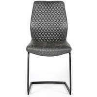 Click to view product details and reviews for Charlie Cantilever Dining Chair Set Of 2 Grey Faux Leather. Click to view product details and reviews for Charlie Cantilever Dining Chair Set Of 2 Grey Faux Leather.