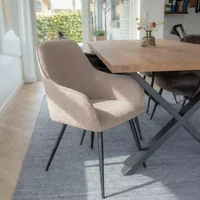 Click to view product details and reviews for Harbo Dining Chair Set Of 2 Beige Boucle Fabric. Click to view product details and reviews for Harbo Dining Chair Set Of 2 Beige Boucle Fabric.