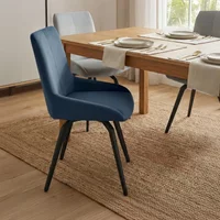 Click to view product details and reviews for Malcom Dining Chair Swivel Set Of 2 Blue Fabric. Click to view product details and reviews for Malcom Dining Chair Swivel Set Of 2 Blue Fabric.