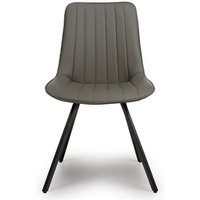Click to view product details and reviews for Miro Dining Chair Set Of 2 Grey Faux Leather. Click to view product details and reviews for Miro Dining Chair Set Of 2 Grey Faux Leather.