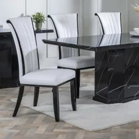 Click to view product details and reviews for Cadiz Dining Chair Large High Back White Leather Black Legs. Click to view product details and reviews for Cadiz Dining Chair Large High Back White Leather Black Legs.