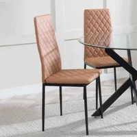 Click to view product details and reviews for Metro Dining Chair Burnt Orange Leather Black Metal Legs. Click to view product details and reviews for Metro Dining Chair Burnt Orange Leather Black Metal Legs.