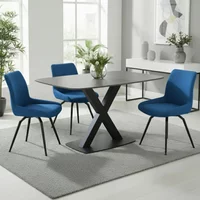 Click to view product details and reviews for Vernal Dining Set 4 Seater 130cm Grey Sintered Stone 4 Malcom Blue Fabric Swivel Chair. Click to view product details and reviews for Vernal Dining Set 4 Seater 130cm Grey Sintered Stone 4 Malcom Blue Fabric Swivel Chair.