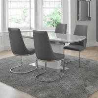 Click to view product details and reviews for Como Extending Dining Set 160cm 200cm 2 4 Seater 4 Cantilever Chairs Grey Gloss. Click to view product details and reviews for Como Extending Dining Set 160cm 200cm 2 4 Seater 4 Cantilever Chairs Grey Gloss.