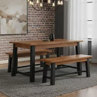 Click to view product details and reviews for Rayne Acacia 6 Seater Dining Set With 2 Bench. Click to view product details and reviews for Rayne Acacia 6 Seater Dining Set With 2 Bench.