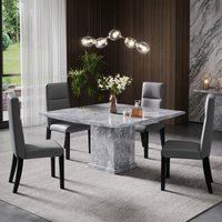 Click to view product details and reviews for Turin Dining Set 8 Seater 140cm Square Grey Marble Venezia Dining Chairs Grey Leather. Click to view product details and reviews for Turin Dining Set 8 Seater 140cm Square Grey Marble Venezia Dining Chairs Grey Leather.