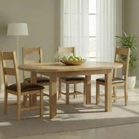 Click to view product details and reviews for Appleby Extending Dining Set 4 6 Seater 130cm 170cm Oak With 4 Ladder Back Chairs Black Faux Leather Seat Pad. Click to view product details and reviews for Appleby Extending Dining Set 4 6 Seater 130cm 170cm Oak With 4 Ladder Back Chairs Black Faux Leather Seat Pad.