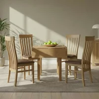 Click to view product details and reviews for Appleby Square Drop Leaf Dining Set 4 Seater 90cm Oak With 4 Toulouse Chairs Black Faux Leather Seat Pad. Click to view product details and reviews for Appleby Square Drop Leaf Dining Set 4 Seater 90cm Oak With 4 Toulouse Chairs Black Faux Leather Seat Pad.
