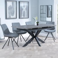 Click to view product details and reviews for Bari Extending Dining Set 4 6 Seater 140cm 180cm Grey Ceramic Boden Swivel Dining Chair Grey Fabric. Click to view product details and reviews for Bari Extending Dining Set 4 6 Seater 140cm 180cm Grey Ceramic Boden Swivel Dining Chair Grey Fabric.
