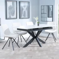 Click to view product details and reviews for Bari Extending Dining Set 4 6 Seater 140cm 180cm White Ceramic Boden Swivel Dining Chair Cream Fabric. Click to view product details and reviews for Bari Extending Dining Set 4 6 Seater 140cm 180cm White Ceramic Boden Swivel Dining Chair Cream Fabric.