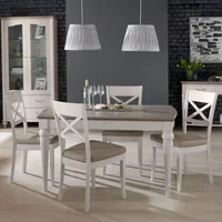 Click to view product details and reviews for Montreux Extending Dining Table Set 4 6 Seater 140cm 180cm 4 X Back Grey Bonded Leather Chairs Grey Washed Oak Soft Grey. Click to view product details and reviews for Montreux Extending Dining Table Set 4 6 Seater 140cm 180cm 4 X Back Grey Bonded Leather Chairs Grey Washed Oak Soft Grey.