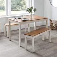 Click to view product details and reviews for Coxmoor Dining Set 118cm 4 Seater 2 Benches Ivory. Click to view product details and reviews for Coxmoor Dining Set 118cm 4 Seater 2 Benches Ivory.