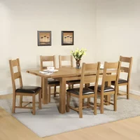 Click to view product details and reviews for Dorset Dining Set 6 8 Seater 132cm 198cm Extending Oak Variation Available. Click to view product details and reviews for Dorset Dining Set 6 8 Seater 132cm 198cm Extending Oak Variation Available.