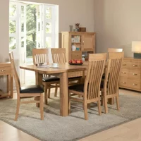 Click to view product details and reviews for Treviso Butterfly Extending Dining Set 6 Seater 140cm 200cm Oak. Click to view product details and reviews for Treviso Butterfly Extending Dining Set 6 Seater 140cm 200cm Oak.