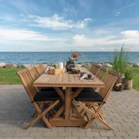 Click to view product details and reviews for Volos Garden Dining Set Teak Wood With 8 Toledo Chairs. Click to view product details and reviews for Volos Garden Dining Set Teak Wood With 8 Toledo Chairs.