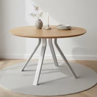 View Bristol round dining table - 4 seater - 120cm - oak View Bristol round dining table - 4 seater - 120cm - oak