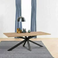 View Heaven dining table - 8 seater - 220cm - oak - with star legs View Heaven dining table - 8 seater - 220cm - oak - with star legs
