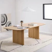 View Christo dining table - 8 seater - fluted - 220cm - oak View Christo dining table - 8 seater - fluted - 220cm - oak