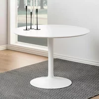 View Ibiza round dining table - 4 seater - 110cm - white View Ibiza round dining table - 4 seater - 110cm - white