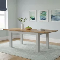 Click to view product details and reviews for Lundy Extending Dining Table 4 8 Seater 132cm 198cm Grey Painted. Click to view product details and reviews for Lundy Extending Dining Table 4 8 Seater 132cm 198cm Grey Painted.