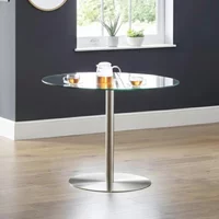 Click to view product details and reviews for Blanco Dining Table 2 Seater 100cm Round Glass And Chrome. Click to view product details and reviews for Blanco Dining Table 2 Seater 100cm Round Glass And Chrome.