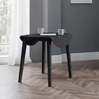 Click to view product details and reviews for Coast Drop Leaf Dining Table 2 4 Seater 90cm Round Black Wooden. Click to view product details and reviews for Coast Drop Leaf Dining Table 2 4 Seater 90cm Round Black Wooden.