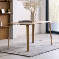 View Kaito dining table - 6 seater - 140cm - oak effect View Kaito dining table - 6 seater - 140cm - oak effect