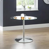 Click to view product details and reviews for Kudos Dining Table 2 Seater 80cm Round Glass And Chrome. Click to view product details and reviews for Kudos Dining Table 2 Seater 80cm Round Glass And Chrome.
