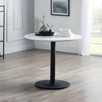 Click to view product details and reviews for Luca Dining Table 2 Seater 80cm Round White Marble Effect. Click to view product details and reviews for Luca Dining Table 2 Seater 80cm Round White Marble Effect.