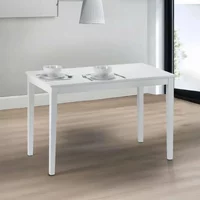 Click to view product details and reviews for Taku Dining Table 4 Seater 114cm White. Click to view product details and reviews for Taku Dining Table 4 Seater 114cm White.