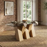 Click to view product details and reviews for Newton Dining Table 6 Seater 180cm Smoked Glass And Oak. Click to view product details and reviews for Newton Dining Table 6 Seater 180cm Smoked Glass And Oak.
