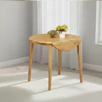Click to view product details and reviews for Hanover Round Drop Leaf Dining Table 2 Seater 61cm 91cm Light Oak. Click to view product details and reviews for Hanover Round Drop Leaf Dining Table 2 Seater 61cm 91cm Light Oak.