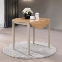 Click to view product details and reviews for Altona Round Drop Leaf Dining Table 2 Seater 61cm 91cm Oak And Grey. Click to view product details and reviews for Altona Round Drop Leaf Dining Table 2 Seater 61cm 91cm Oak And Grey.