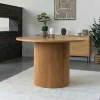 Click to view product details and reviews for Boavista Dining Table Round Fluted Pedestal 4 Seater 120cm Natural Wood. Click to view product details and reviews for Boavista Dining Table Round Fluted Pedestal 4 Seater 120cm Natural Wood.