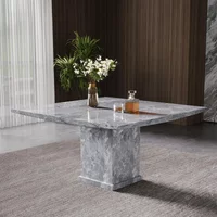 Click to view product details and reviews for Turin Square Dining Table 8 Seater 140cm Grey Marble. Click to view product details and reviews for Turin Square Dining Table 8 Seater 140cm Grey Marble.